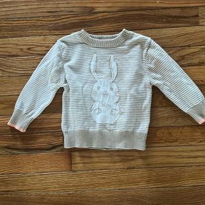 Car and Jack Easter sweater.